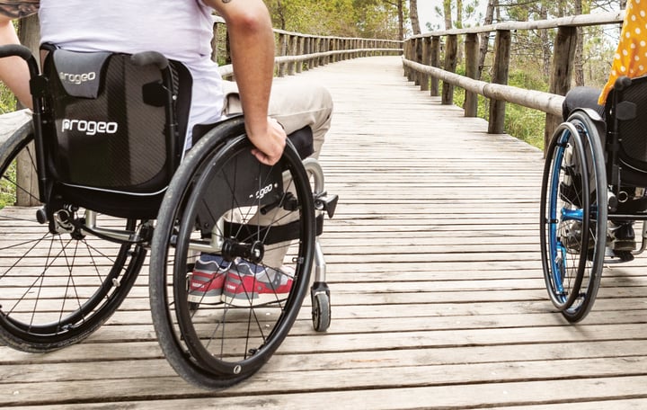 Rolling with it: A Quick Guide to Manual Wheelchair Wheel Size and Tyre Types